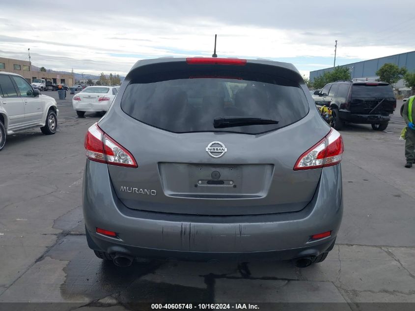 2013 Nissan Murano S VIN: JN8AZ1MU7DW210082 Lot: 40605748