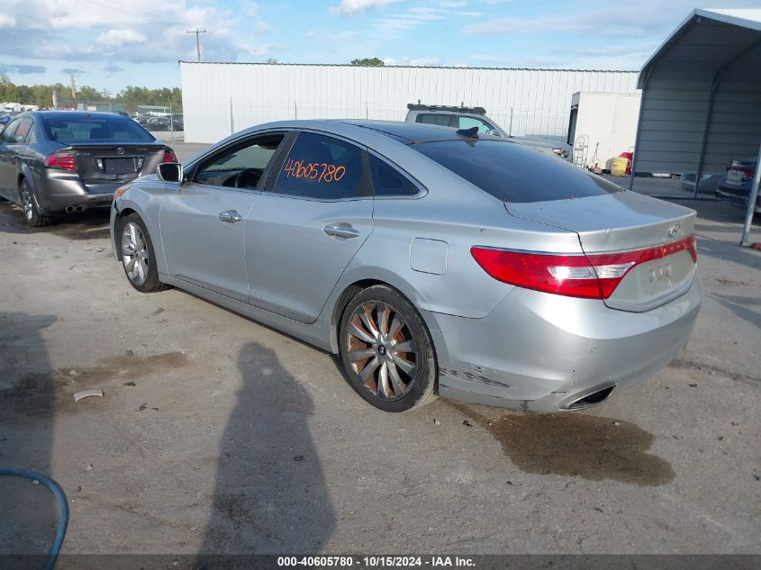 2012 Hyundai Azera VIN: KMHFH4JGXCA173752 Lot: 40605780