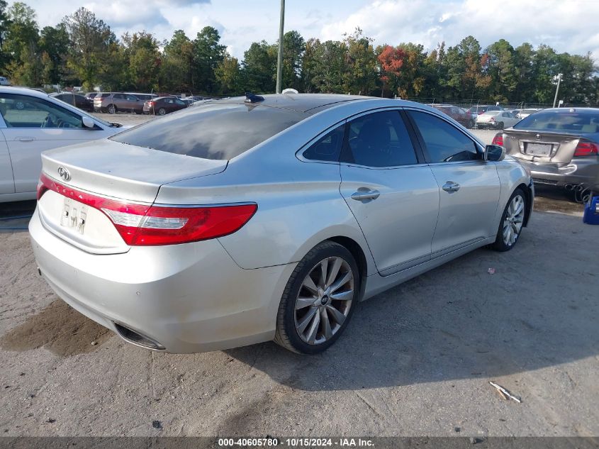 2012 Hyundai Azera VIN: KMHFH4JGXCA173752 Lot: 40605780