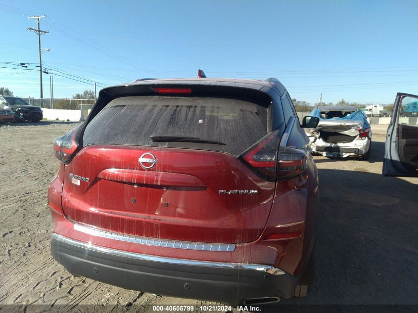 2023 Nissan Murano Platinum Fwd VIN: 5N1AZ2DJ6PC125971 Lot: 40605799