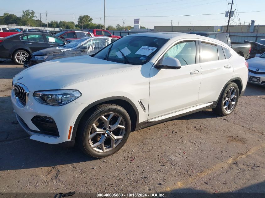 2021 BMW X4 xDrive30I VIN: 5UX2V1C09M9E13579 Lot: 40605880