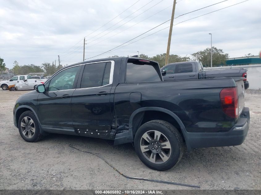 2017 Honda Ridgeline Rtl VIN: 5FPYK3F56HB031646 Lot: 40605892