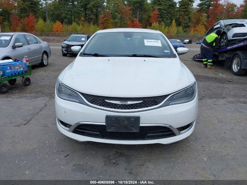 2015 Chrysler 200 C VIN: 1C3CCCCB6FN607328 Lot: 40605896