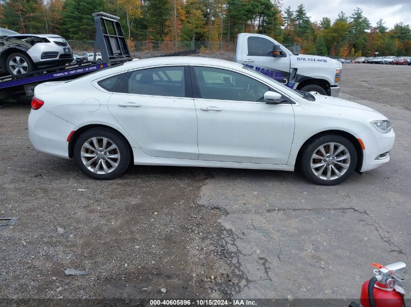 2015 Chrysler 200 C VIN: 1C3CCCCB6FN607328 Lot: 40605896