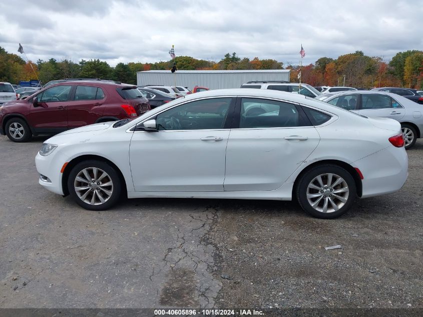 2015 Chrysler 200 C VIN: 1C3CCCCB6FN607328 Lot: 40605896