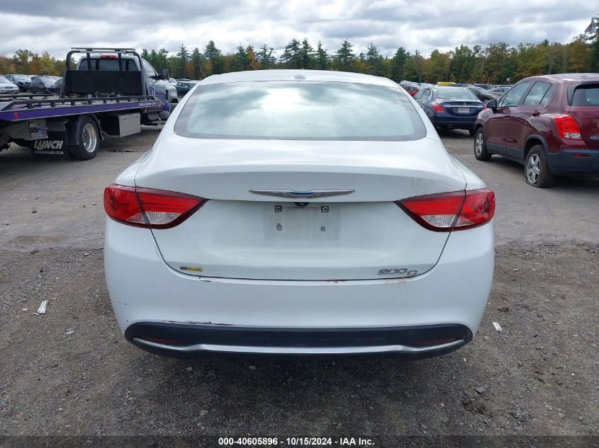 2015 Chrysler 200 C VIN: 1C3CCCCB6FN607328 Lot: 40605896