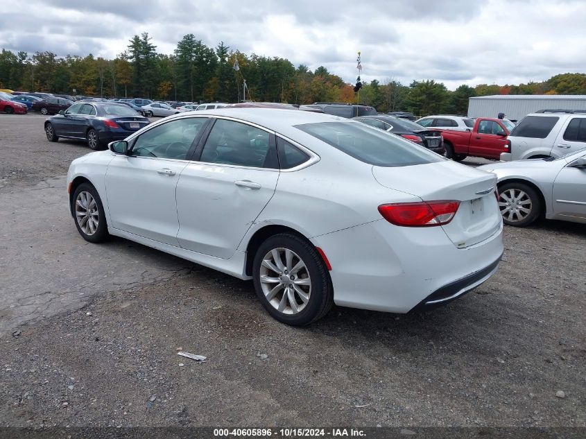 2015 Chrysler 200 C VIN: 1C3CCCCB6FN607328 Lot: 40605896