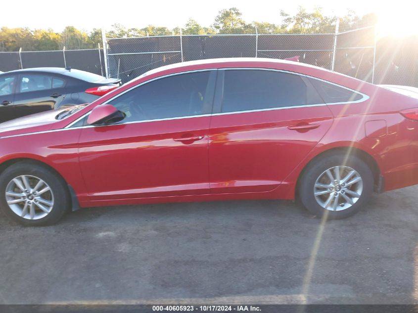 2017 Hyundai Sonata Se VIN: 5NPE24AF8HH524280 Lot: 40605923