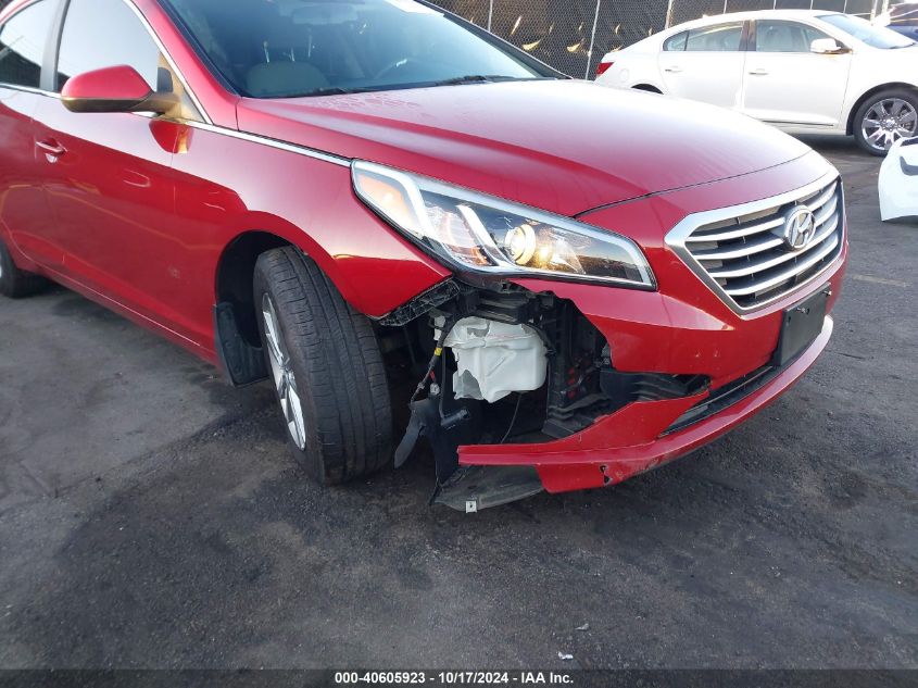 2017 Hyundai Sonata Se VIN: 5NPE24AF8HH524280 Lot: 40605923