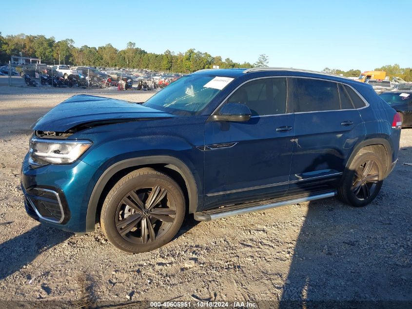 2022 Volkswagen Atlas Cross Sport 3.6L V6 Sel R-Line VIN: 1V2SE2CA0NC221838 Lot: 40605951