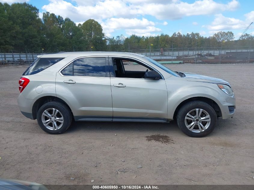 2016 Chevrolet Equinox Ls VIN: 2GNALBEK6G1126970 Lot: 40605950