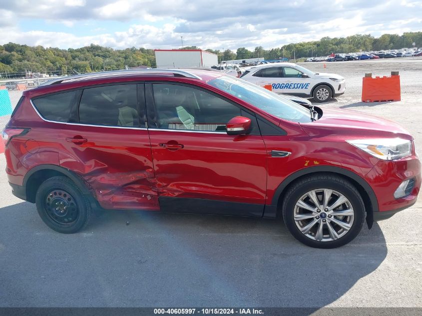 2018 Ford Escape Titanium VIN: 1FMCU0J98JUD00325 Lot: 40605997