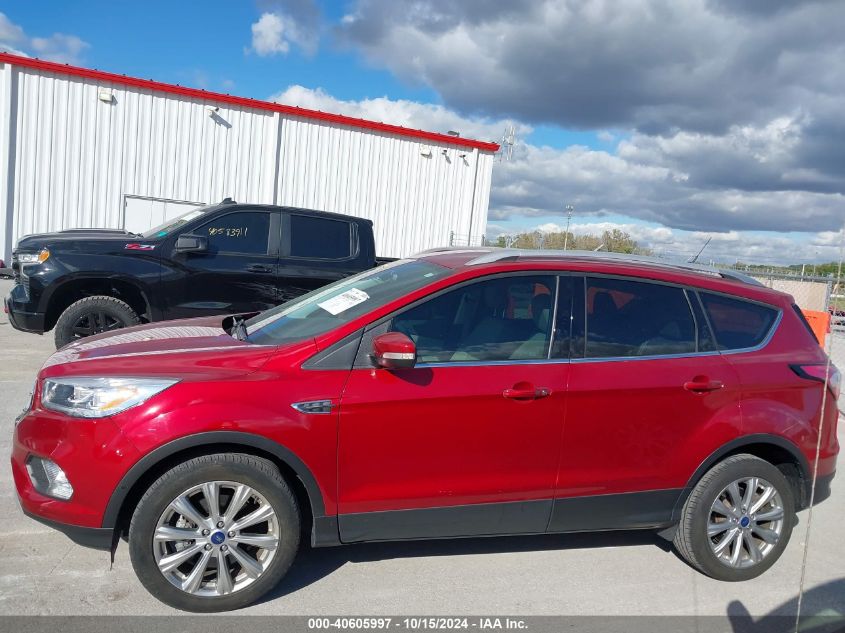 2018 Ford Escape Titanium VIN: 1FMCU0J98JUD00325 Lot: 40605997