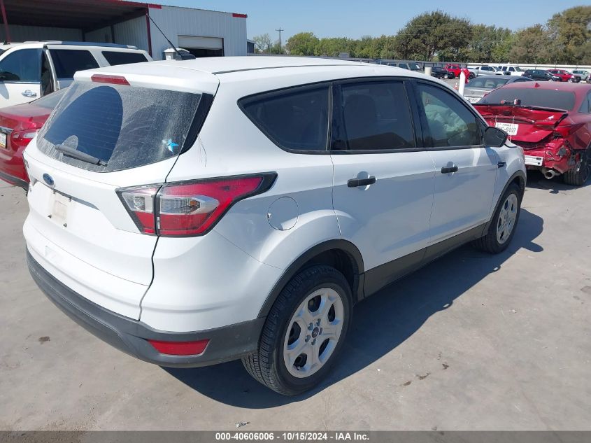 2017 Ford Escape S VIN: 1FMCU0F72HUA49755 Lot: 40606006