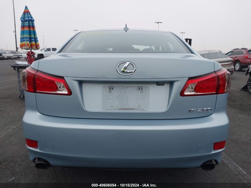 2011 Lexus Is 250 VIN: JTHBF5C28B5139931 Lot: 40606054