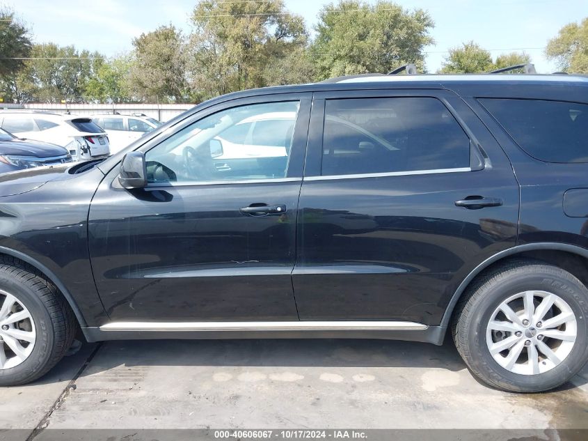 2014 Dodge Durango Sxt VIN: 1C4RDJAG0EC291957 Lot: 40606067