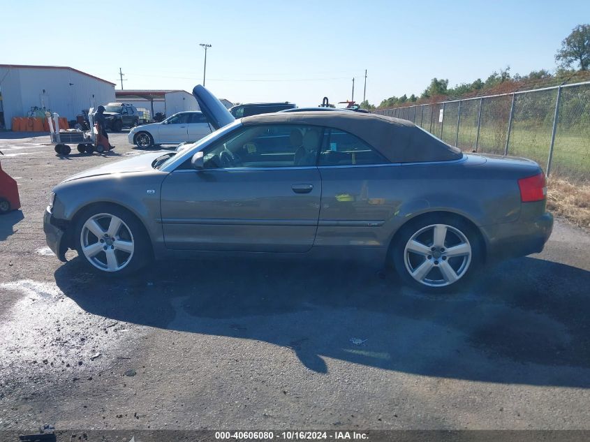 2006 Audi A4 1.8T VIN: WAUBC48H16K006093 Lot: 40606080