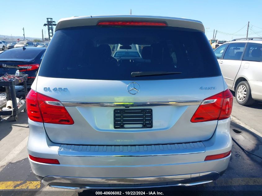 2016 Mercedes-Benz Gl 450 4Matic VIN: 4JGDF6EEXGA654799 Lot: 40606082