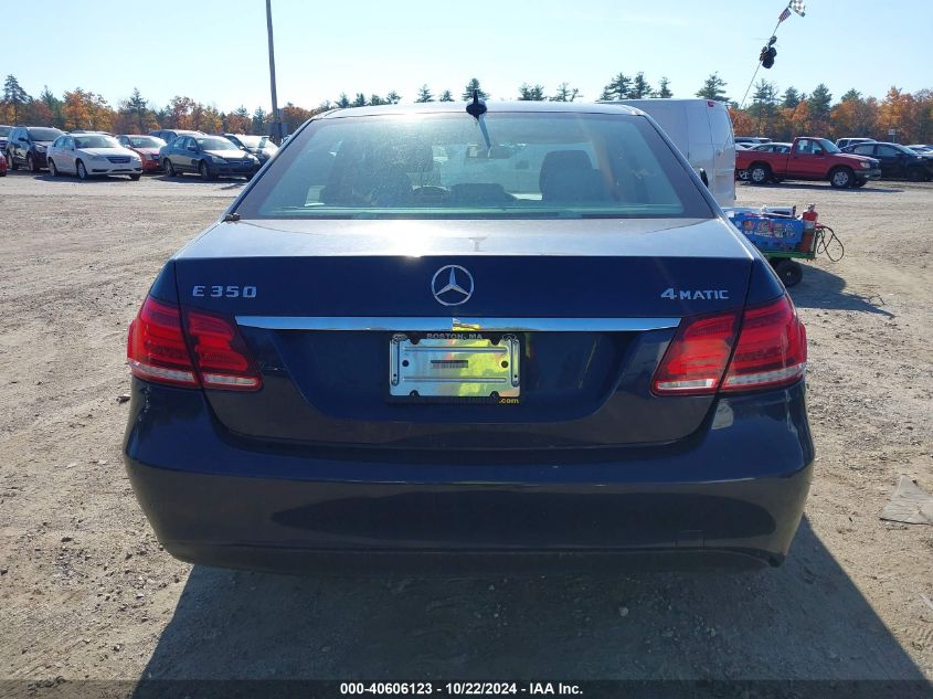 2014 Mercedes-Benz E 350 4Matic VIN: WDDHF8JB8EA926363 Lot: 40606123