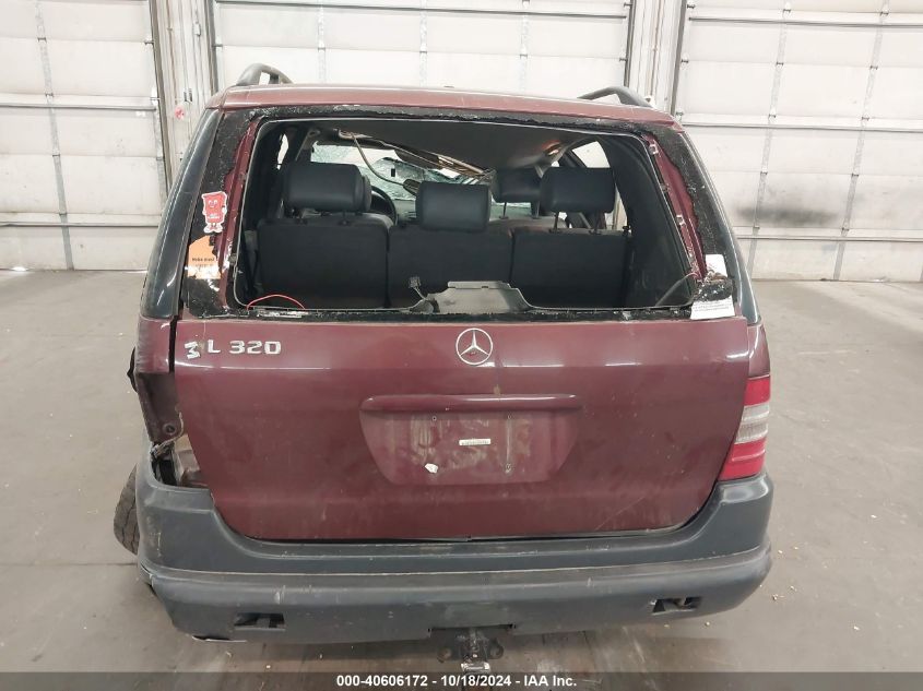 1998 Mercedes-Benz Ml 320 Classic VIN: 4JGAB54E7WA005325 Lot: 40606172