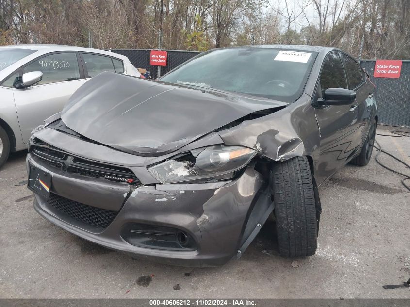 2016 Dodge Dart Sxt VIN: 1C3CDFBB7GD531416 Lot: 40606212