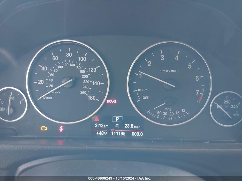 2015 BMW 320I xDrive VIN: WBA3C3G53FNT51131 Lot: 40606249