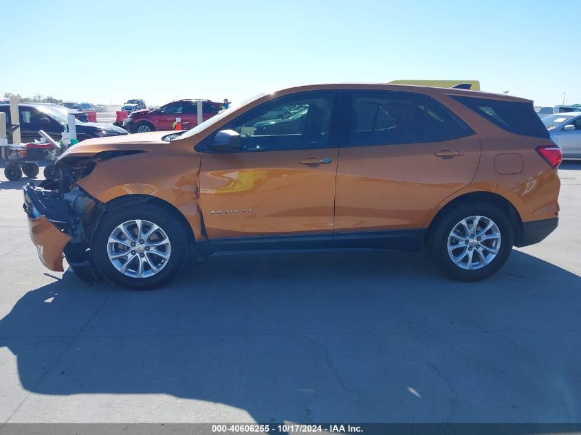 2018 Chevrolet Equinox Ls VIN: 2GNAXHEV1J6138701 Lot: 40606255