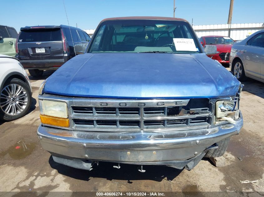 1996 Dodge Dakota VIN: 1B7GL23X1TS601713 Lot: 40606274