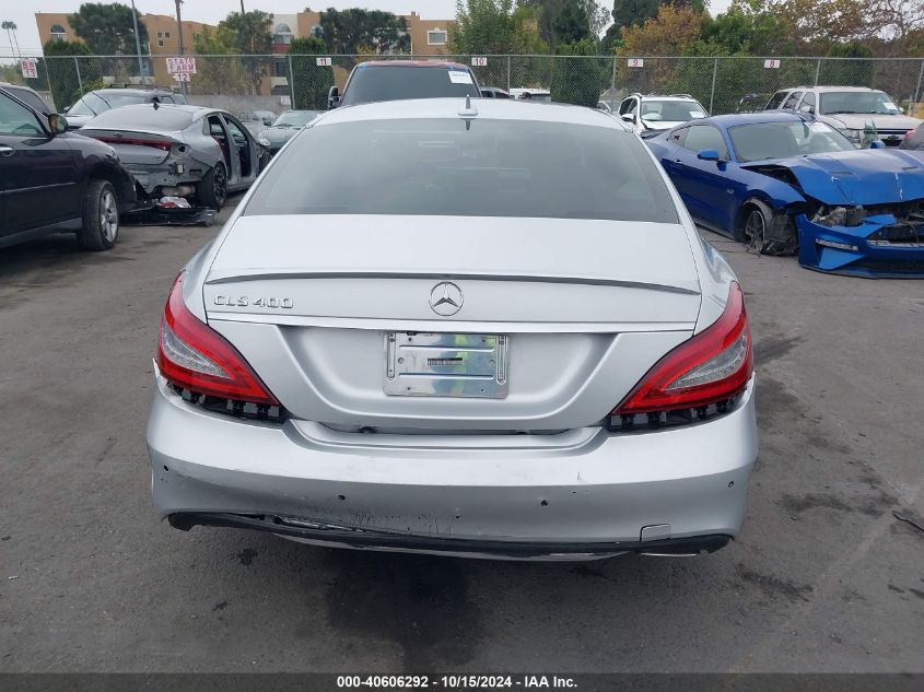 2015 Mercedes-Benz Cls 400 VIN: WDDLJ6FB2FA156684 Lot: 40606292