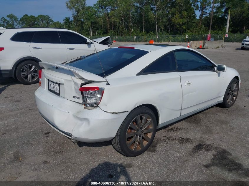 2000 Toyota Celica Gts VIN: JTDDY32T9Y0030743 Lot: 40606330