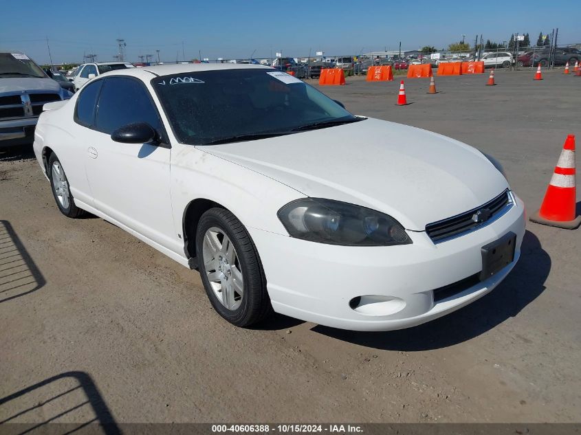 2007 Chevrolet Monte Carlo Lt VIN: 2G1WK16N079237772 Lot: 40606388