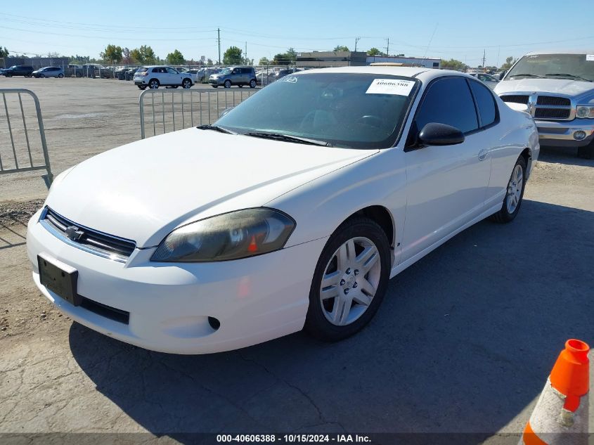 2007 Chevrolet Monte Carlo Lt VIN: 2G1WK16N079237772 Lot: 40606388