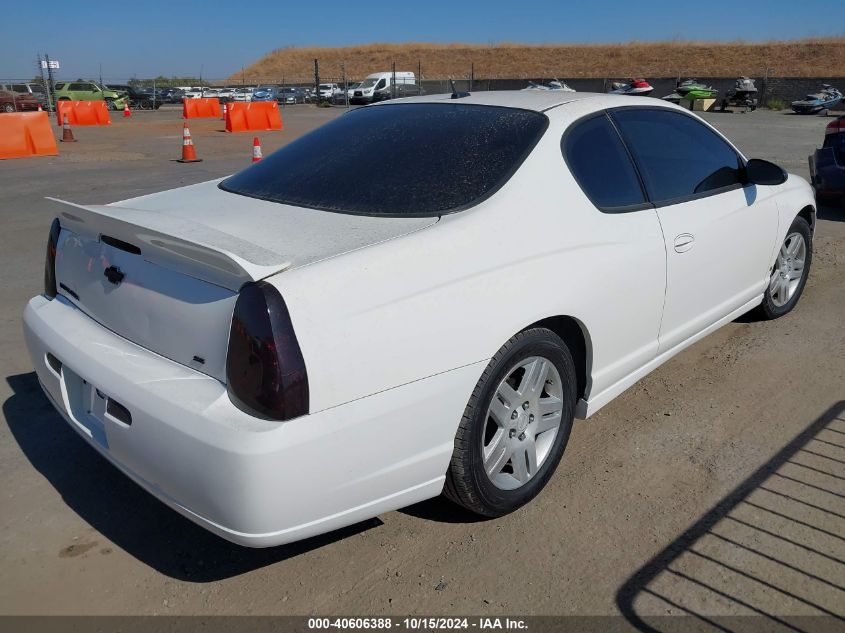 2007 Chevrolet Monte Carlo Lt VIN: 2G1WK16N079237772 Lot: 40606388