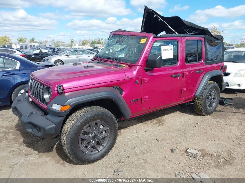 2024 Jeep Wrangler 4-Door Sport S 4X4 VIN: 1C4PJXDN4RW354799 Lot: 40606395