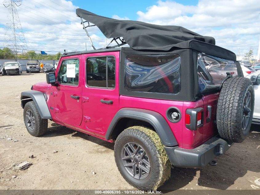 2024 Jeep Wrangler 4-Door Sport S 4X4 VIN: 1C4PJXDN4RW354799 Lot: 40606395