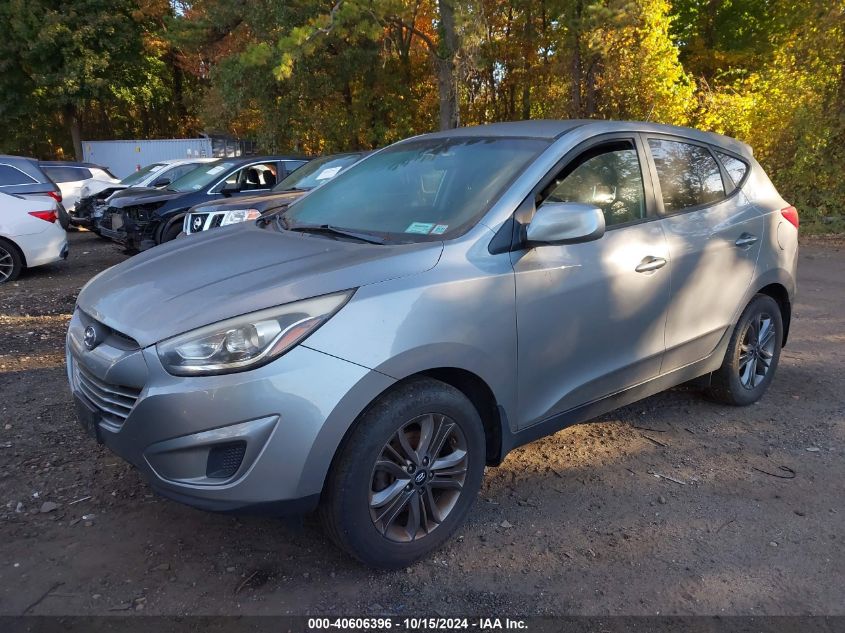 2014 Hyundai Tucson Gls VIN: KM8JTCAF5EU890605 Lot: 40606396