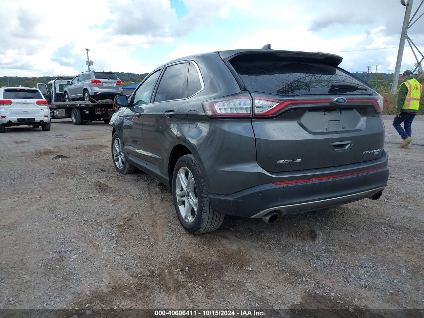 2018 Ford Edge Titanium VIN: 2FMPK4K98JBB74843 Lot: 40606411