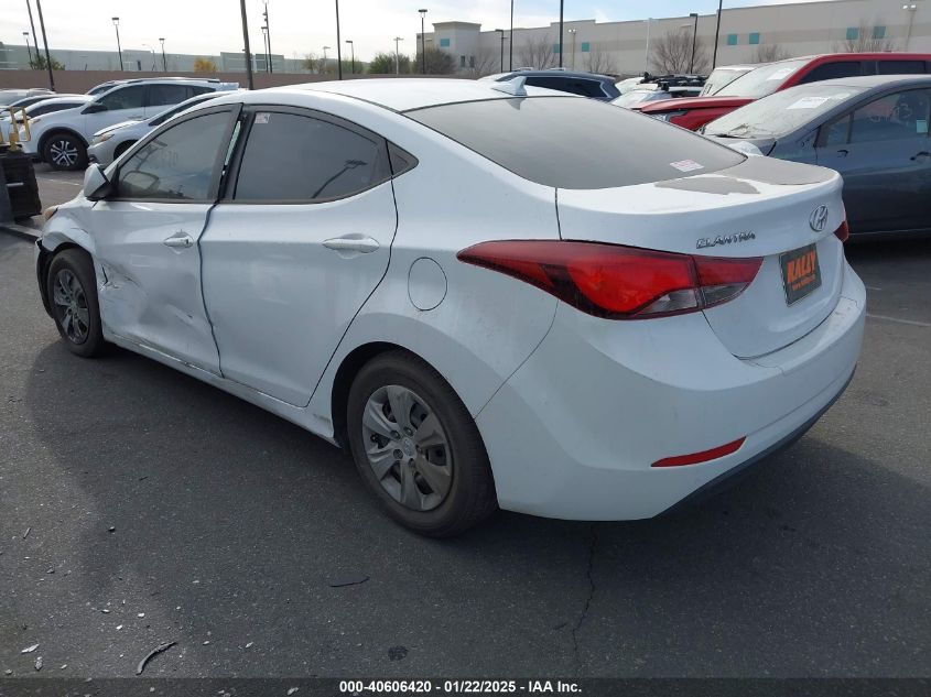 VIN 5NPDH4AE8GH719425 2016 Hyundai Elantra, SE no.3