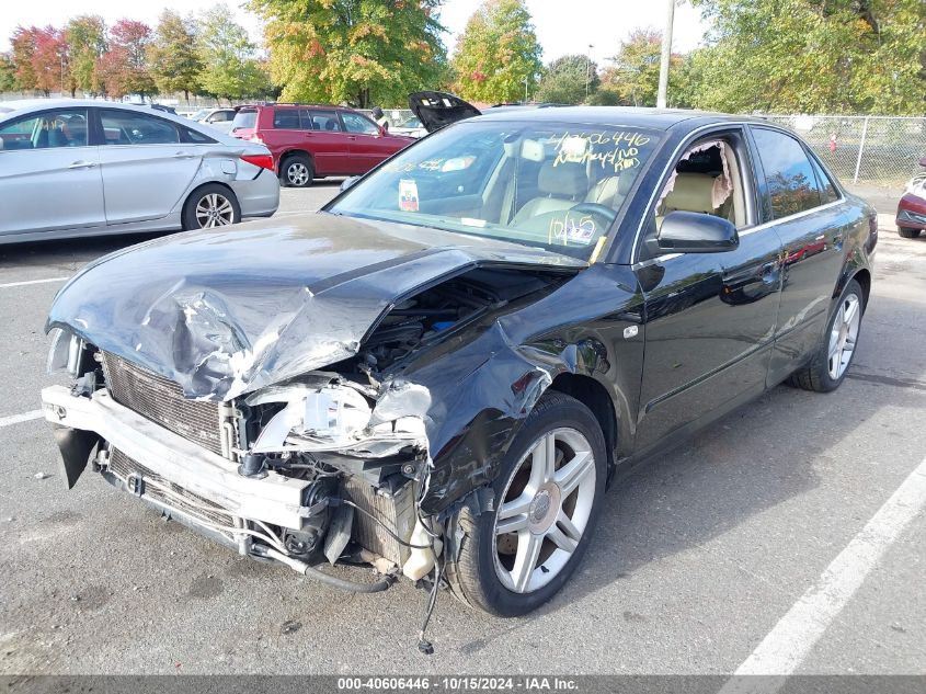 2006 Audi A4 2.0T VIN: WAUDF78E46A039411 Lot: 40606446