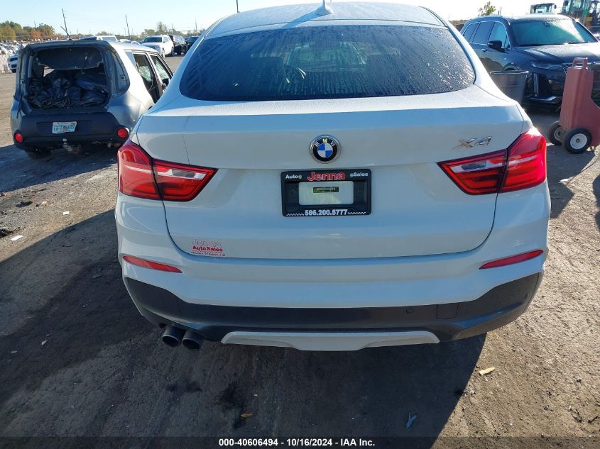 2015 BMW X4 xDrive28I VIN: 5UXXW3C53F0M89250 Lot: 40606494