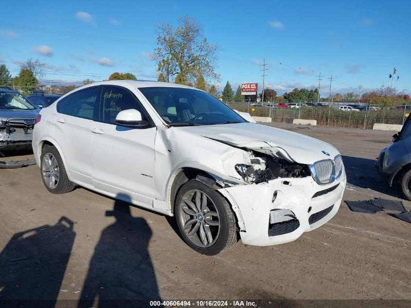 2015 BMW X4 xDrive28I VIN: 5UXXW3C53F0M89250 Lot: 40606494