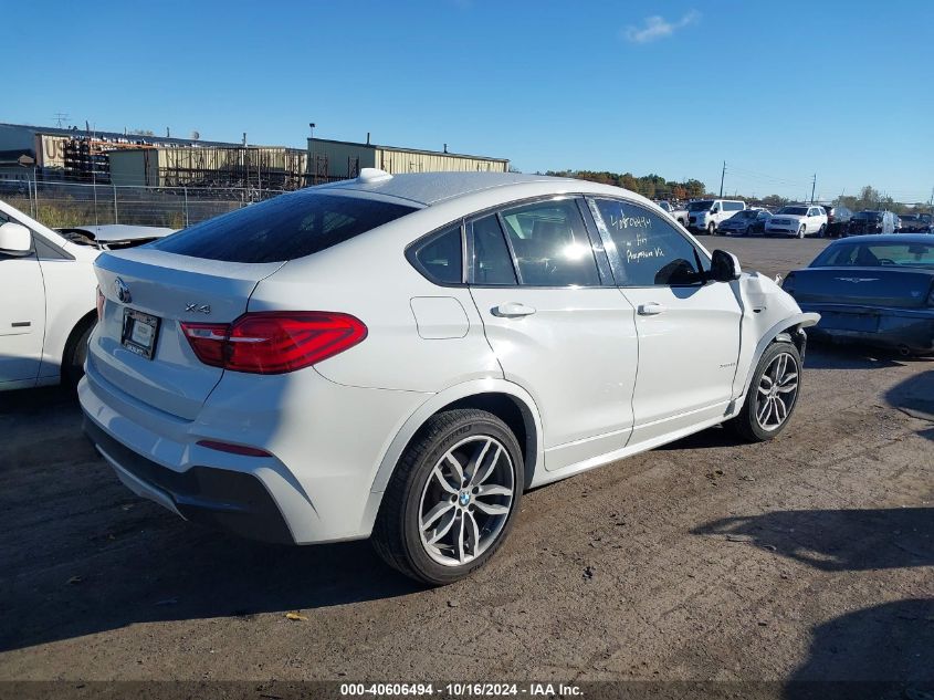 2015 BMW X4 xDrive28I VIN: 5UXXW3C53F0M89250 Lot: 40606494