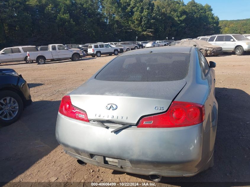 2006 Infiniti G35 VIN: JNKCV54E16M709604 Lot: 40606499