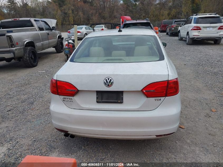 2014 Volkswagen Jetta 2.0L Tdi VIN: 3VWLL7AJ6EM275846 Lot: 40606511