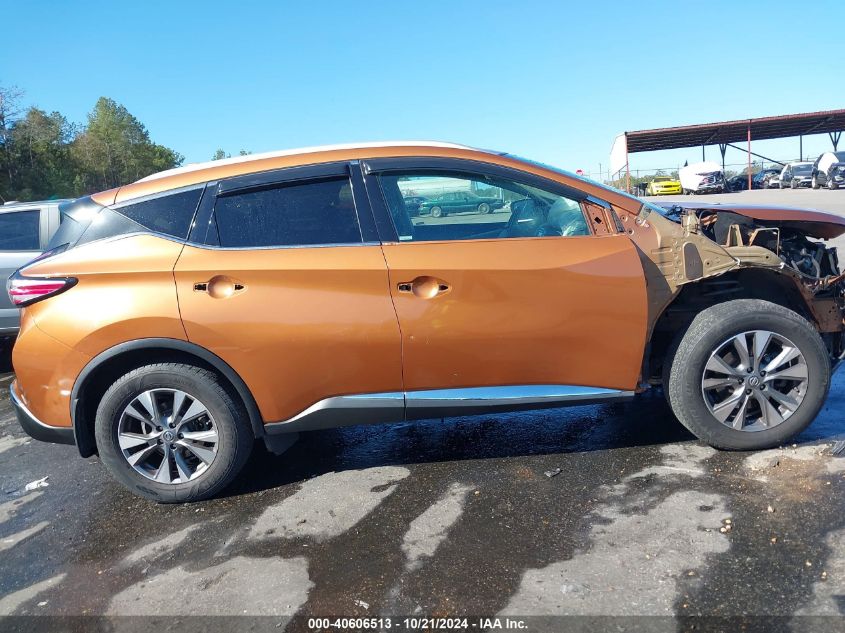 2017 Nissan Murano Sl VIN: 5N1AZ2MG3HN129292 Lot: 40606513