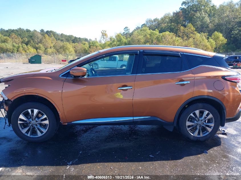 2017 Nissan Murano Sl VIN: 5N1AZ2MG3HN129292 Lot: 40606513