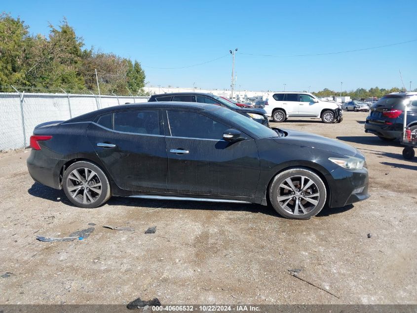 2016 Nissan Maxima 3.5 Platinum VIN: 1N4AA6AP9GC903701 Lot: 40606532