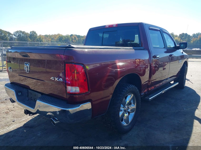 2018 RAM 1500 BIG HORN 4X4 5'7 BOX VIN: 3C6RR7LT9JG146591