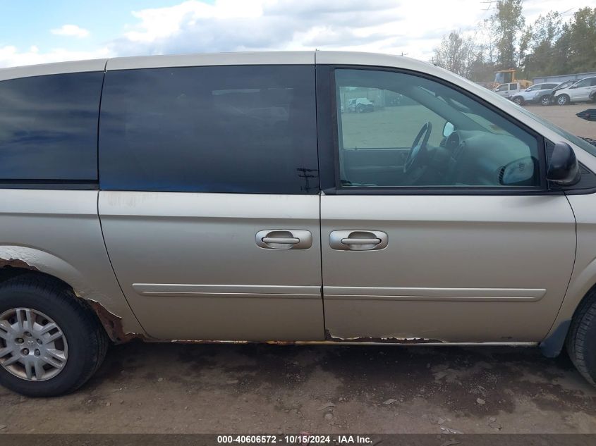 2005 Dodge Grand Caravan Se VIN: 2D4GP24R35R238469 Lot: 40606572