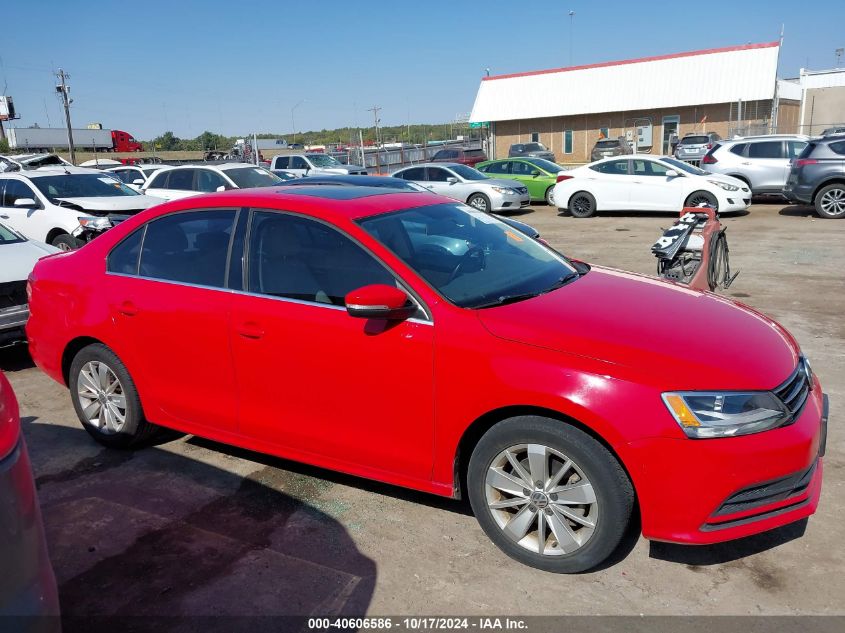 2015 Volkswagen Jetta 1.8T Se VIN: 3VWD07AJ5FM253996 Lot: 40606586